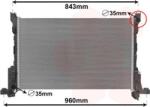 Van Wezel Radiator racire apa, ulei Radiator apa, Piese Van Wezel 43002625 - compatibil Nissan, Fiat, Renault, Opel - Van Wezel (VANWEZEL43002625)