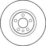 Delphi Frana disc Disc frana Delphi BG3740 (DELPHIBG3740)