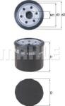 Mahle Filtru ulei Mahle OC 1253 (MAHLEOC1253)