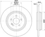 Textar 92103303 - Disc frana spate - stanga / dreapta - fara pivot de fixare a rotii MERCEDES M W163 2.7D - 5.4 02.98 - 06.05 - Textar-92103303 (TEXTAR92103303)