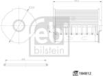 FEBI Bilstein Filtru ulei FEBI Bilstein 184812 (FEBIBILSTEIN184812)