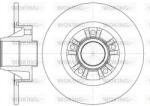 Ferodo Frana disc Disc frana Ferodo DDF1498C-1 - compatibil Nissan, Renault, Opel, Vauxhall (FERODODDF1498C1)