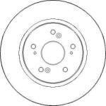 Delphi Frana disc Disc frana Delphi BG4250C - compatibil Honda (DELPHIBG4250C)