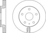 Ferodo Frana disc Disc frana Ferodo DDF2463C - compatibil Mazda (FERODODDF2463C)