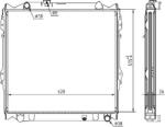 MTR 13054605 - Radiator, racire motor - MTR-13054605 (MTR13054605)