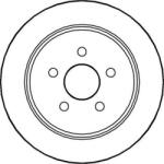Delphi Frana disc Disc frana Delphi BG3593 - compatibil Dodge, Chrysler (DELPHIBG3593)