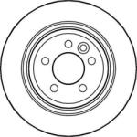 Delphi Frana disc Disc frana Delphi BG3550 - compatibil Rover, Mg (DELPHIBG3550)