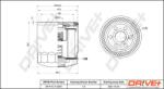 Dr! ve+ Filtru ulei Dr! ve+ DP1110.11. 0259 - compatibil Vw - Dr! ve+ (DRVEDP1110110259)