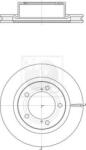 Delphi DISC FRANA - compatibil Toyota. Lexus - Delphi-BG9067 (DELPHIBG9067)
