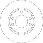 Delphi Frana disc Disc frana Delphi BG4670C - compatibil Peugeot (DELPHIBG4670C)