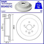 Delphi Frana disc Disc frana Delphi BG4921C - compatibil Lexus (DELPHIBG4921C)