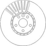 Ferodo Frana disc Disc frana Ferodo DDF1801C-1 - compatibil Volvo (FERODODDF1801C1)