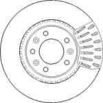 Delphi Frana disc Disc frana Delphi BG4806C (DELPHIBG4806C)