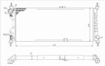 TYC Radiator racire apa, ulei Radiator apa, Piese TYC 725-0019-R - compatibil Opel (TYC7250019R)