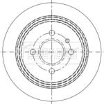 Ferodo Frana disc Disc frana Ferodo DDF093 (FERODODDF093)