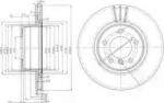 Ferodo Frana disc Disc frana Ferodo DDF1241C (FERODODDF1241C)