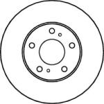 Delphi Frana disc Disc frana Delphi BG3816 - compatibil Nissan (DELPHIBG3816)