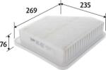 Valeo Filtru aer Valeo 585422 - compatibil Toyota (VALEO585422)