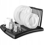 Vilde Csepegtető Edényszárító tányérok bögrék konyhai evőeszközök álló fekete (150636)