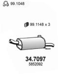 ASSO Toba esapament finala ASSO 34.7097 (34.7097) - automobilus