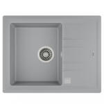 Teka Stone 45 S TG 1B 1D gránit mosogató, metál szürke
