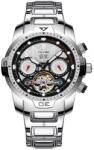Tevise Ceas barbati Tevise Mecanic Automatic Business Analog Skeleton Argintiu Ceas