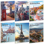 Ars Una vonalas füzet A4 - Cityscape