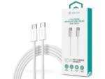 DEVIA ST399381 Smart Series 60W PD Type-C/Type-C fehér 1m adat-és töltőkábel (ST399381) - bestbyte
