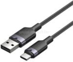 Vention USB-A 2.0/M -> USB-C/M, 1m, (fekete, 3A), kábel (CTNBF) (CTNBF)