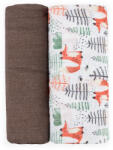 Petite&Mars Misty Forest Fox 120x120 cm 2 db