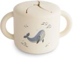 Mushie Baby Snack Cup bögre nassolnivaló Whales