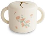 Mushie Baby Snack Cup bögre nassolnivaló Pink Flowers