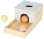 eliNeli Wooden Box With Balls interaktív játék fából készült