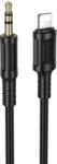 BOROFONE kábel AUX BL25 Nice - Lightning 3, 5 mm jack - 1 méter fekete