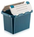 Mercaton tárolódoboz fedővel, kettős zárszerkezettel, légmentesen záródó, polipropilén, 25, 8 x 37 x 25, 7 cm, 16 L (MGH-95584)