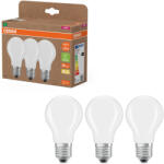 OSRAM E27 LED 7, 2W, 1521 lm, 2700 K, melegfehér, opál üveg-100 W normál izzó helyett, 3 darabos - Superstar+ Classic A (4099854348051)