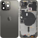 Apple Piese si componente Capac Baterie Apple iPhone 13 Pro, Cu Carcasa Mijloc, Negru (Graphite), Swap (cap/i13pro/cu/ne/sw) - vexio