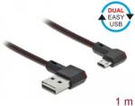 Delock USB Micro USB Átalakító Fekete 1m 85271 (85271)