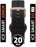 Ice Watch ICE smart 2.0, 1.7 - Fekete, rozé arany szilikon szíj - (023430) (023430)