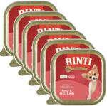 RINTI Rinti Gold Mini Adult tavă de carne de vită şi carne de bibilică 6 x 100 g