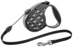 flexi Flexi Standard Flamingo M până la 20 kg, bandă 5 m - negru