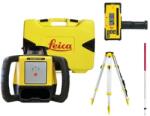 Leica Rugby 610 nivela laser rotativ Raza de masurare: 0 - 800 m | 4 x baterii + suport baterii | In valiza (810945CS+RodEye160)