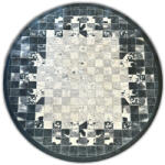 Ber Porte 2054 Szürke 80x80 cm Szőnyeg