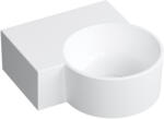 Omnires Ovo M+ lavoar 33x34 cm de colț clasică-de blat alb mat OVO335UWLBM (OVO335UWLBM)