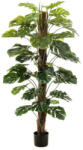  Élethű cserepes monstera műnövény futtatott karóval 150 cm