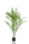  Élethű cserepes bambuszpálma műnövény (Chamaedorea) 120 cm