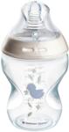 Tommee Tippee Biberon Natural Start cu decoratiune, +0luni, 260ml, Tommee Tippee