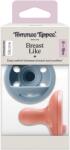 Tommee Tippee Suzete silicon Breast Like, 6-18 luni, 2 bucati, teracota, Tommee Tippee
