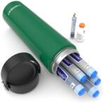 DISONCARE Termos portabil pentru insulina, capacitate 3-5 stilouri, Disoncare Intercontinental, Green