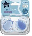 Tommee Tippee Suzete ortodontice Night Time, 18-36 luni, 2 bucati, Albastru, Tommee Tippee